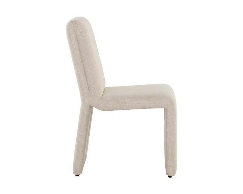 Cascata Leather Upholstered Dining Armchair