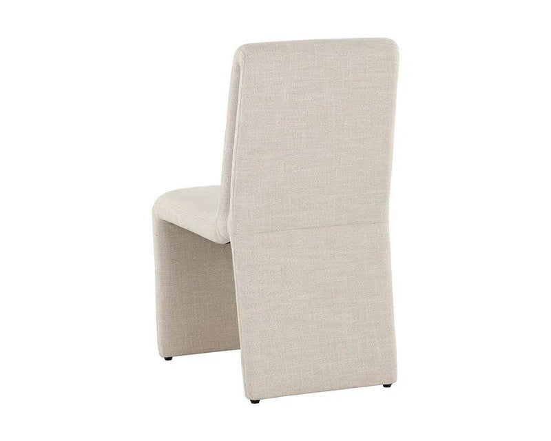 Cascata Leather Upholstered Dining Armchair