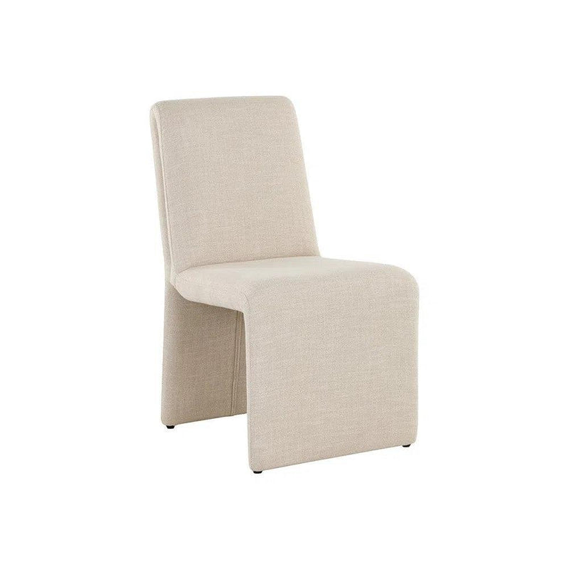 Cascata Leather Upholstered Dining Armchair