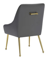 Maxine Polyester Upholstered Armless Dining Chair