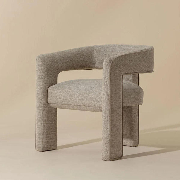 Krasner Dining Armchair Modern Design Rhapsody Sand Finish