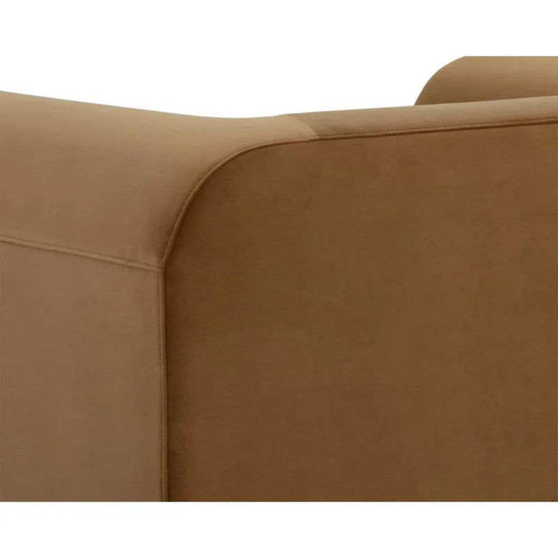 Ionic Fabric Upholstered Armchair