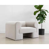 Ionic Fabric Upholstered Armchair