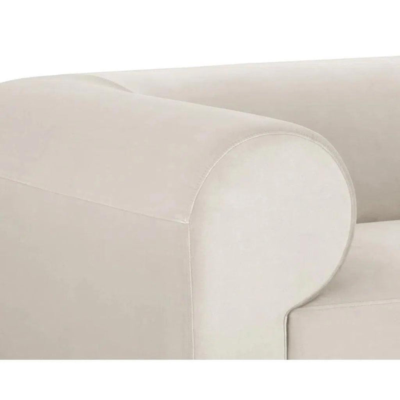 Ionic Fabric Upholstered Armchair