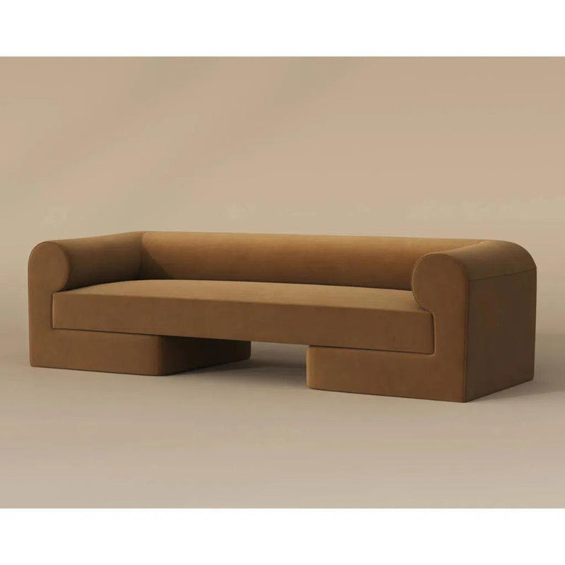 Ionic Fabric Upholstered Sofa