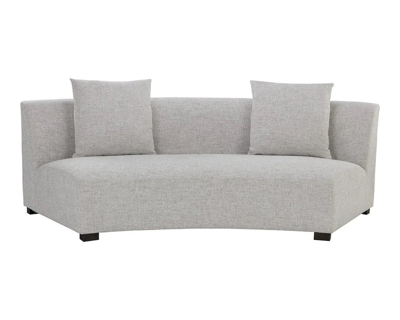 Sarasota Modular Sofa Rhapsody Greige With Throw Pillows