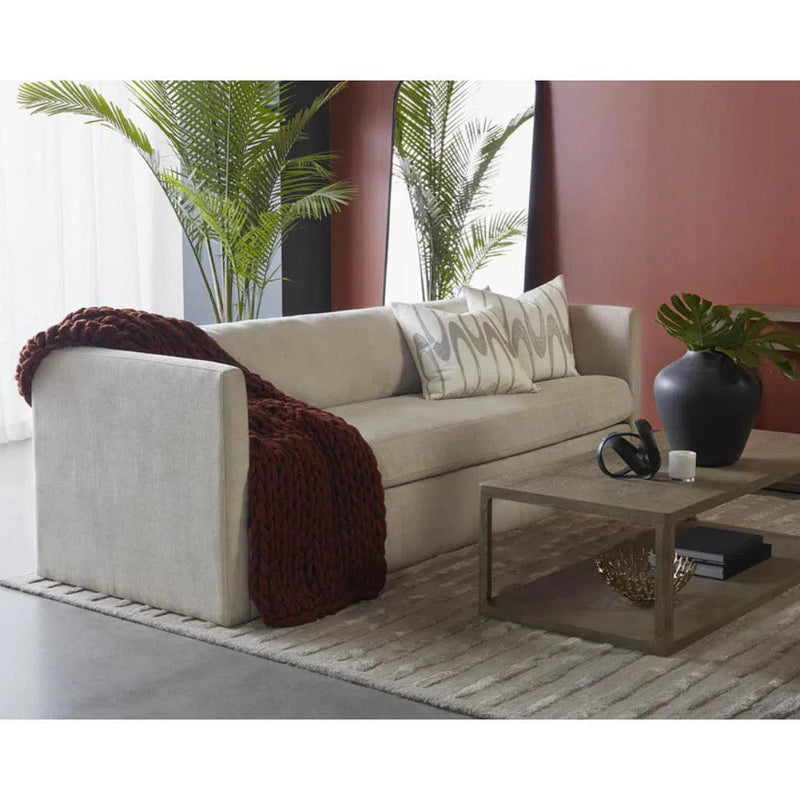 Leander Fabric Upholstered Luxurious Sofa