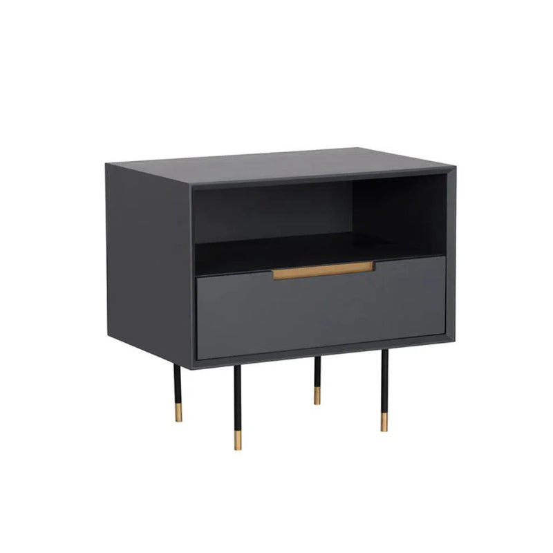 Danbury Wooden Steel Nightstand