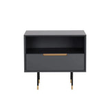 Danbury Wooden Steel Nightstand