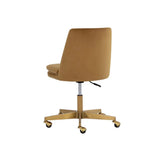 Berget Fabric Upholstered Armless Office Chair