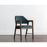 Milton Leather Upholstered Dining Armchair