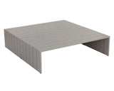 Verin Aluminum Outdoor Rectangular Coffee Table