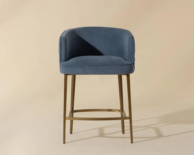 Cornella Fabric Upholstered Counter Stool