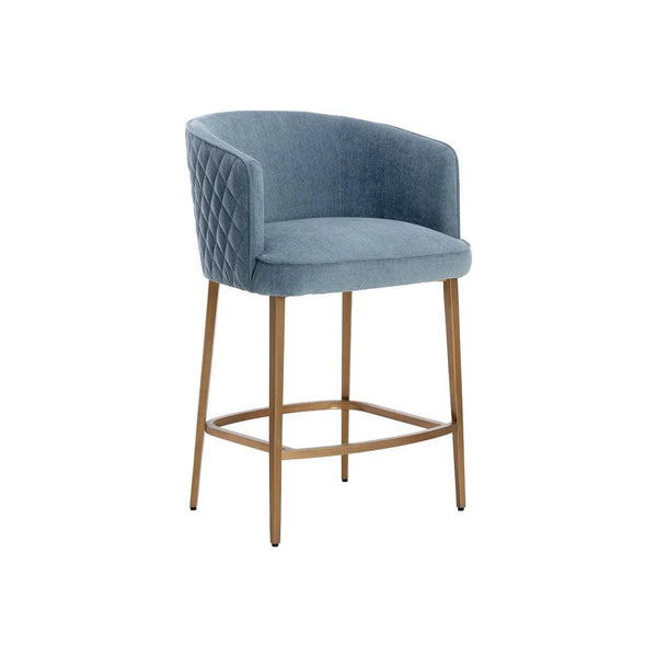 Cornella Fabric Upholstered Counter Stool