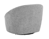 Bliss Fabric Upholstered Swivel Lounge Chair