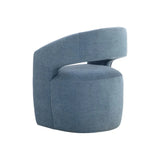 Lloret Fabric Upholstered Wheeled Dining Armchair