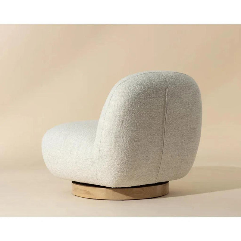 Franze Fabric Upholstered Swivel Lounge Chair