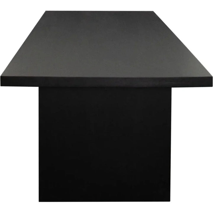 110" Sonoma Wood Black Rectangular Dining Table-Dining Tables-Diamond Sofa-LOOMLAN