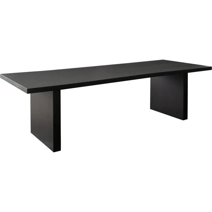 110" Sonoma Wood Black Rectangular Dining Table-Dining Tables-Diamond Sofa-LOOMLAN