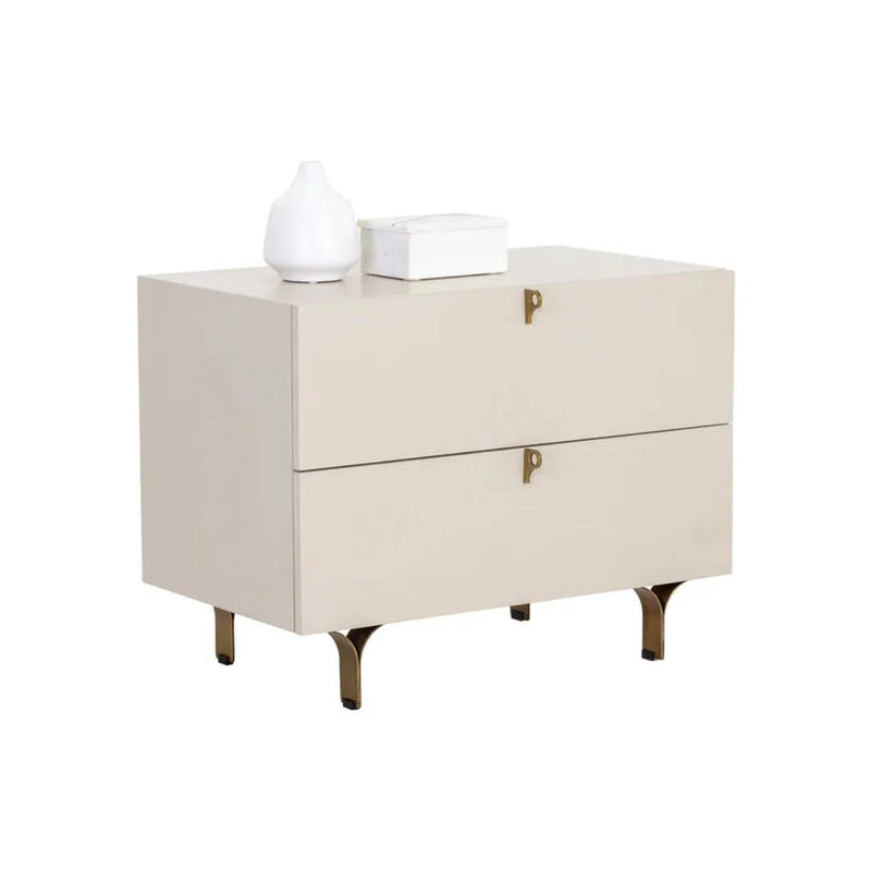 Celine Wooden Stylish Large Nightstand