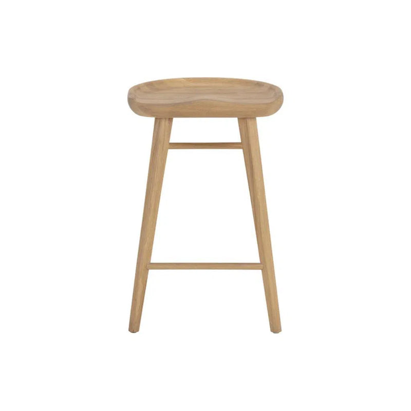 Dominic Wooden Traditional Designed Counter Stool