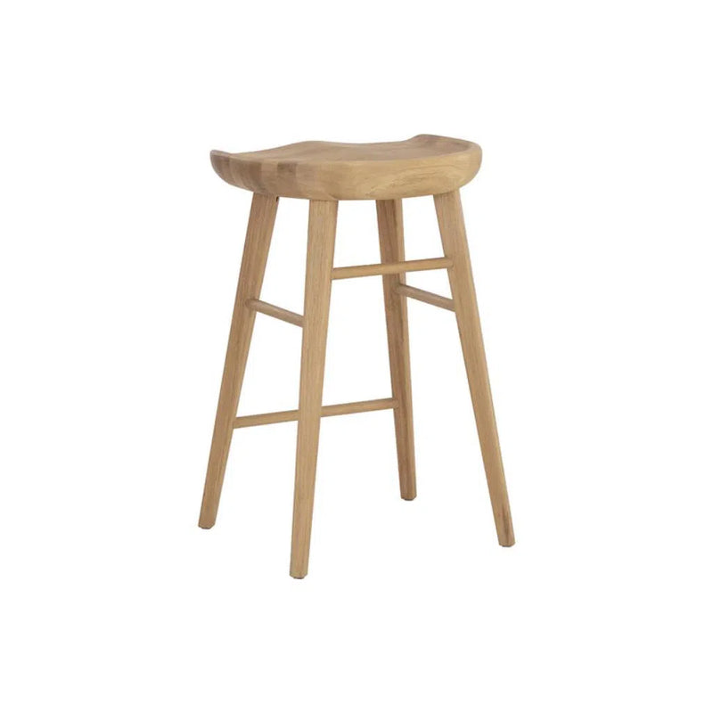 Dominic Wooden Traditional Designed Counter Stool