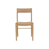 Bondi Rope Upholstered Wooden Armless Dining Chair