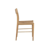 Bondi Rope Upholstered Wooden Armless Dining Chair