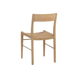 Bondi Rope Upholstered Wooden Armless Dining Chair