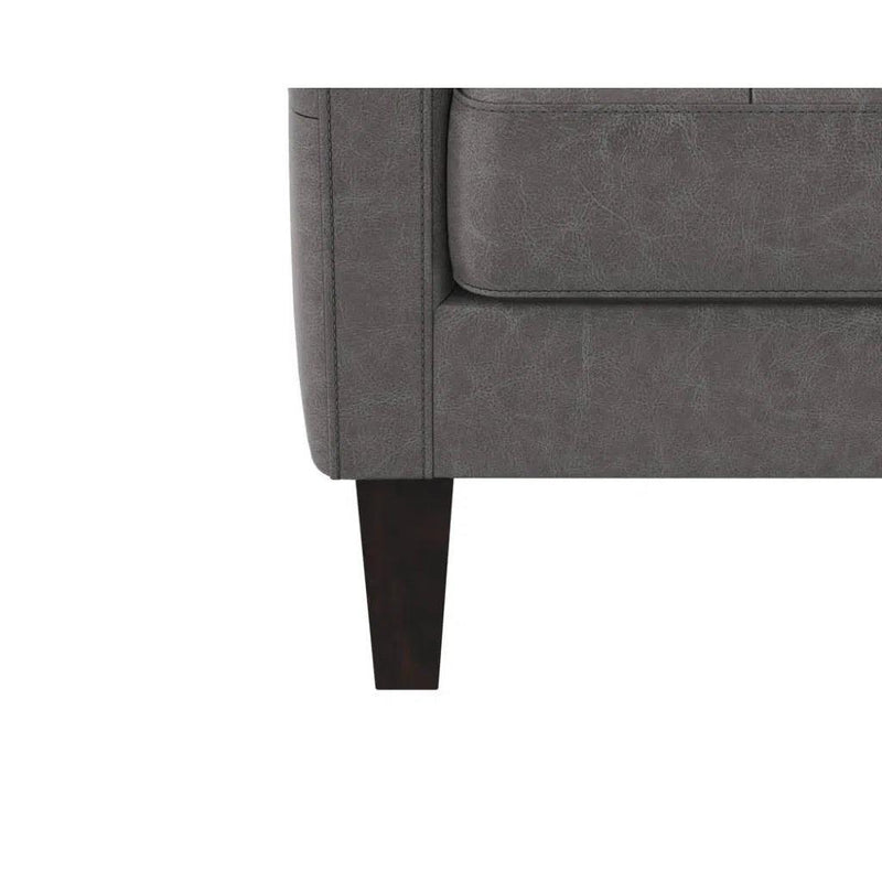 Karmelo Leather Upholstered Armchair