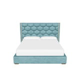 Alisha Fabric Upholstered King Bed