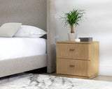 Etienne Linear Designed Wooden Nightstand