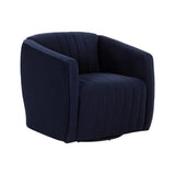 Garrison Fabric Upholstered Swivel Lounge Chair