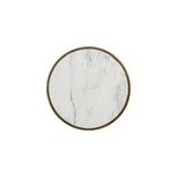 Alicent Marble Top Round End Table