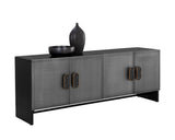 Viserys Sideboard with Black Terrazzo Marble Handles