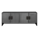 Viserys Sideboard with Black Terrazzo Marble Handles