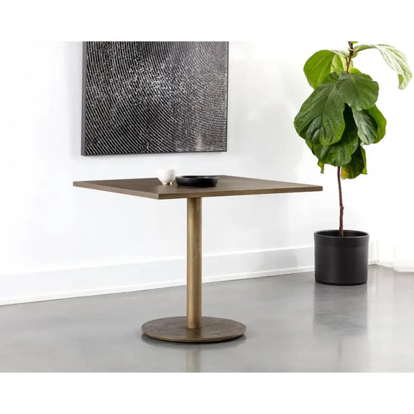 Corina Durable Iron Square Bistro Table