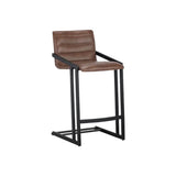 Webber Leather Upholstered Counter Stool