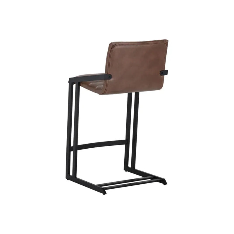 Webber Leather Upholstered Counter Stool