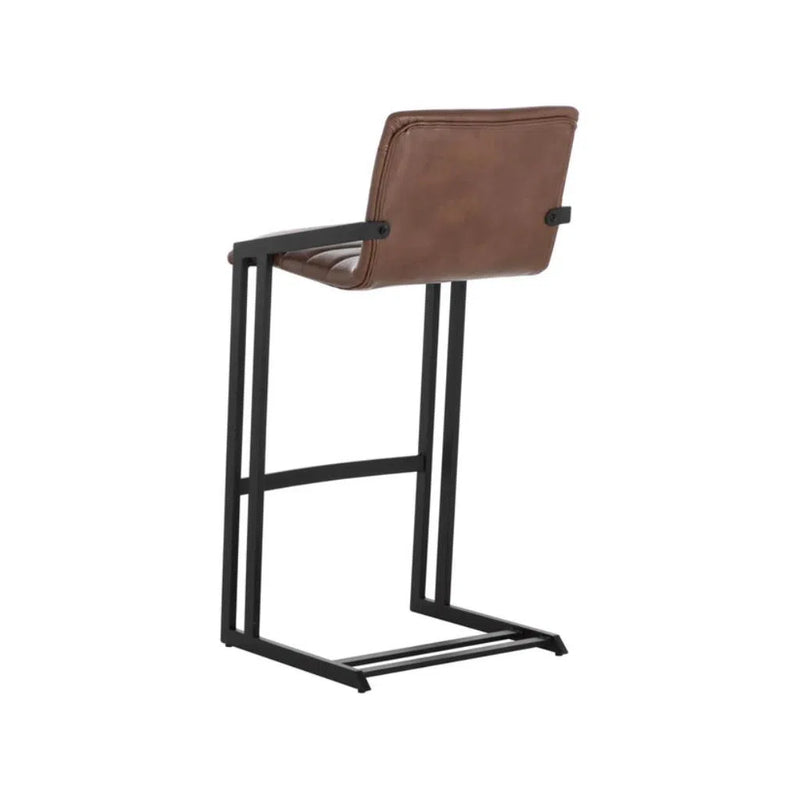 Webber Leather Upholstered Barstool