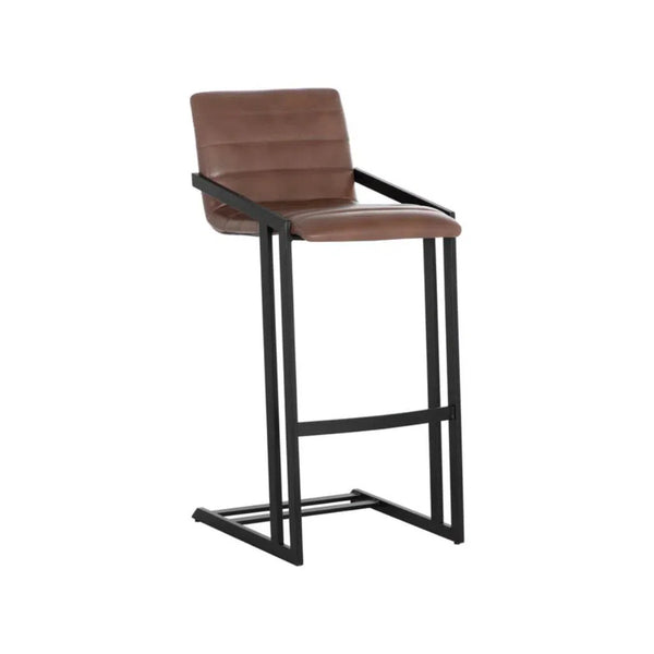 Webber Leather Upholstered Barstool