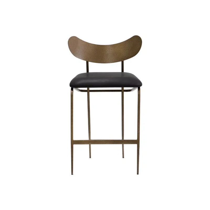 Gibbons Leather Upholstered Unique Counter Stool