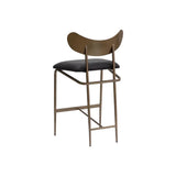 Gibbons Leather Upholstered Unique Counter Stool