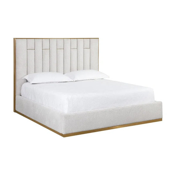 Modern Elegance Nemu Bed King Size With Gold Base