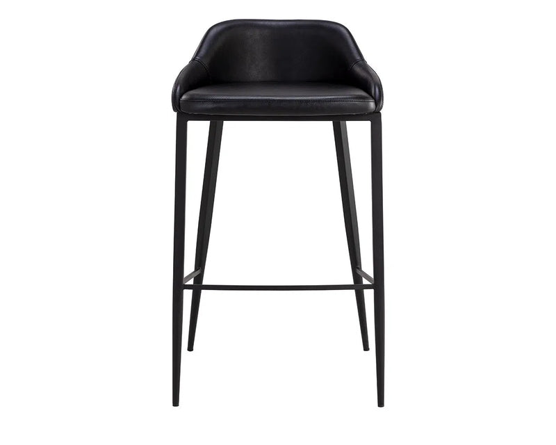 Astra Leather Upholstered Barstool