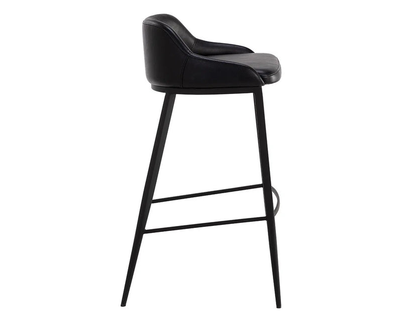 Astra Leather Upholstered Barstool