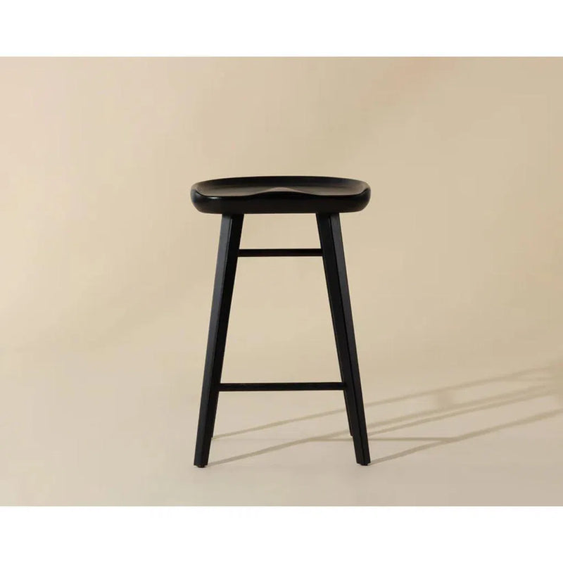 Dominic Wooden Traditional Designed Counter Stool