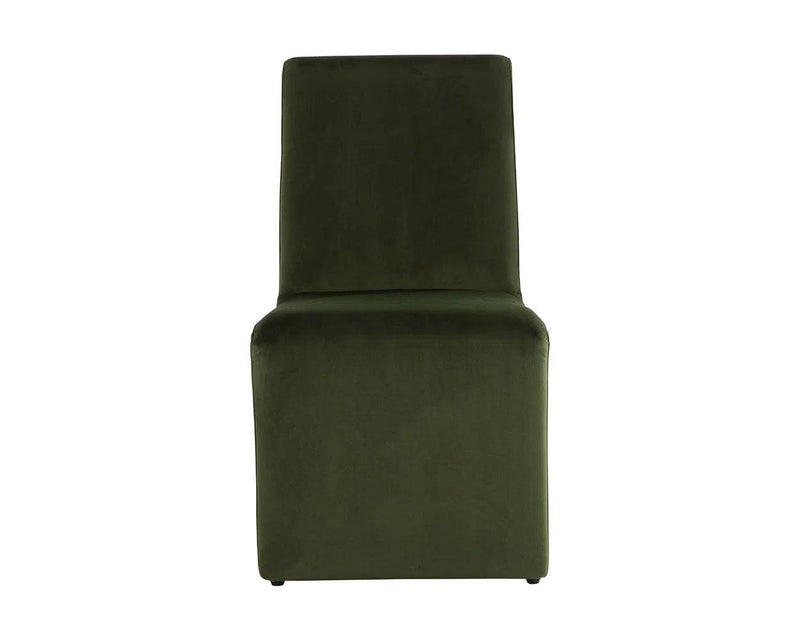 Cascata Leather Upholstered Dining Armchair