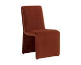 Cascata Leather Upholstered Dining Armchair