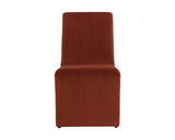 Cascata Leather Upholstered Dining Armchair